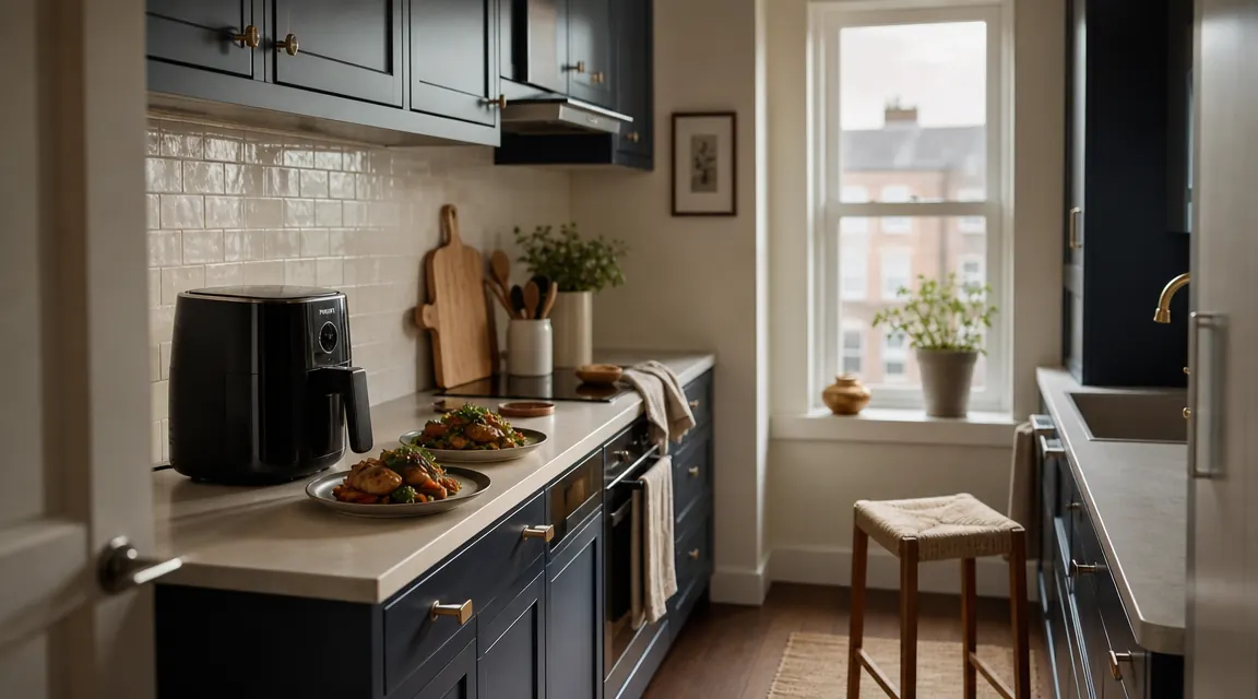 How to Cook Full Meals in a Compact Air Fryer When You Have Almost No Counter Space